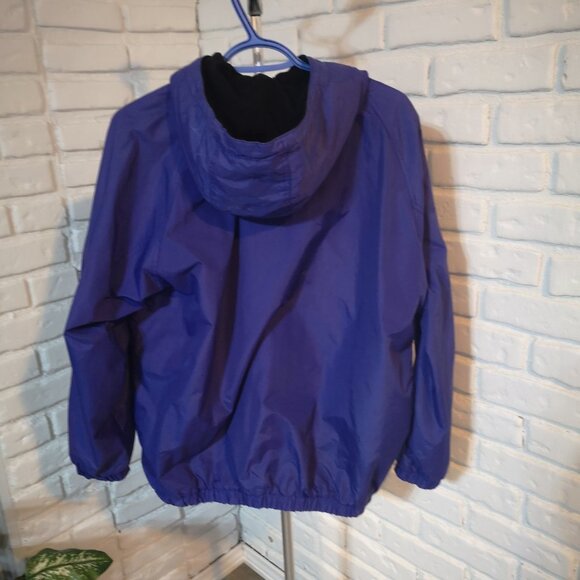 R & R Rest & Relaxation Ladies Fleece Lined Hooded Purple Jacket - Picture 2 of 10